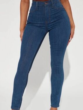 🆕Fashion Nova Slim Fit Blue Jeans SIZE 13